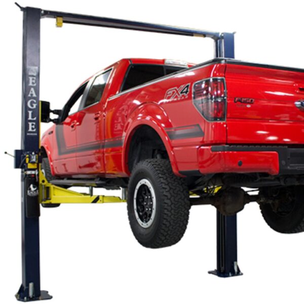 truck on a lift